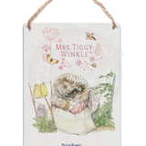 Peter Rabbit - Mrs Tiggy-Winkle Dangler Metal Signs