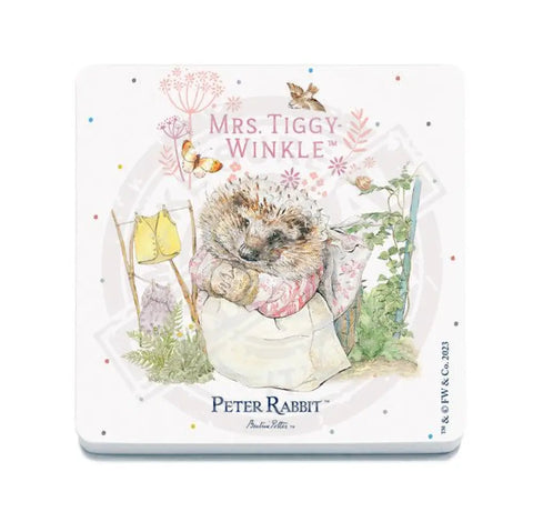 Beatrix Potter Peter Rabbit Mrs Tiggywinkle metal wall sign