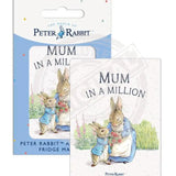 Peter Rabbit - Mum in a million Fridge Magnet Metal Signs