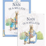 Beatrix Potter Peter Rabbit Nan in a million metal sign