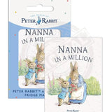 Beatrix Potter Peter Rabbit Nanna in a million fridge magnet