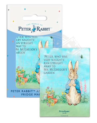 Beatrix Potter Peter Rabbit Very Naughty metal wall sign