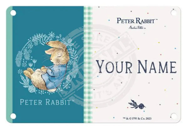 Peter Rabbit - Personalised Name Sign Green