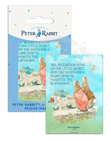 Beatrix Potter Peter Rabbit Mr McGregor scarecrow metal wall sign