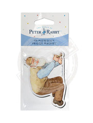 Peter Rabbit Shaped Magnet - Mr McGregor Shaped Magnet Metal Signs
