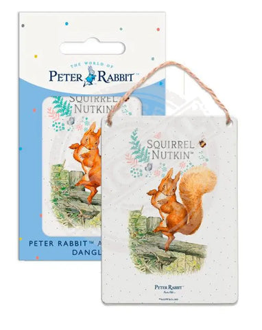 Beatrix Potter Peter Rabbit Squirrel Nutkin metal wall sign