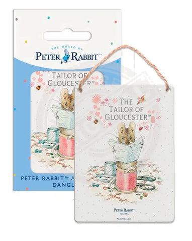 Beatrix Potter Peter Rabbit Tailor of Gloucester metal wall sign