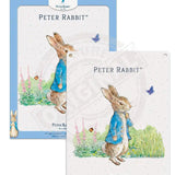 Beatrix Potter Peter Rabbit being thoughtful metal wall sign