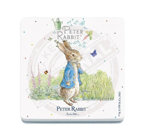 Beatrix Potter Peter Rabbit being thoughtful metal wall sign