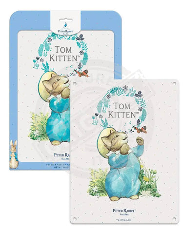 Beatrix Potter Peter Rabbit Tom Kitten metal wall sign