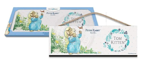 Beatrix Potter Peter Rabbit Tom Kitten metal wall sign