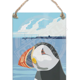 Puffin - Martin Wiscombe Dangler Metal Signs