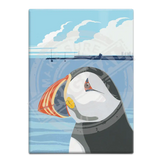 Puffin - Martin Wiscombe Fridge Magnet Metal Signs