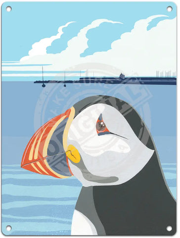 Puffin - Martin Wiscombe Metal Signs