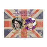 Queen Elizabeth II 1952-2022. Longest reigning monarch. fridge magnet