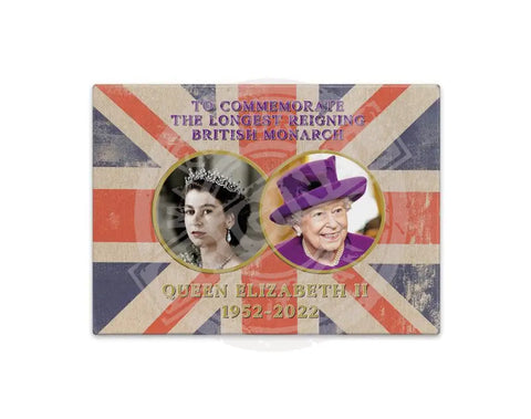 Queen Elizabeth II 1952-2022. Longest reigning monarch. fridge magnet