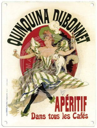 Quinquina Dubonnet APeritif metal sign