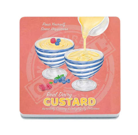 Real Dairy Custard retro metal sign