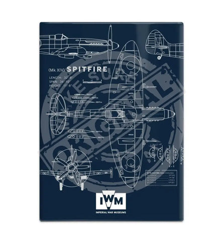 Spitfire -technical fridge magnet