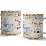 Tea Hope Metal Signs