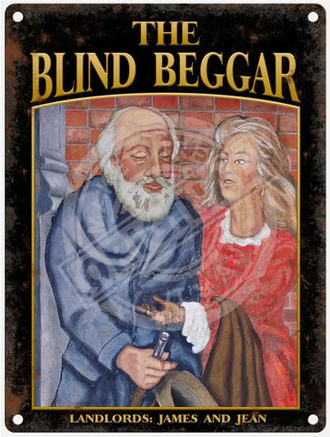 The Blind Beggar Pub Personalised Metal sign