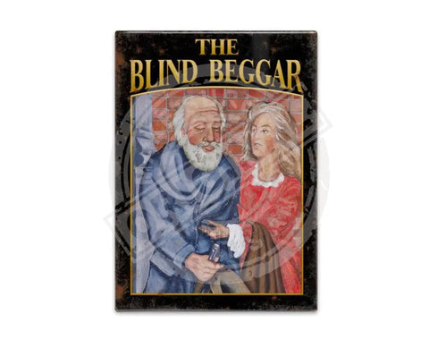 The Blind Beggar Pub Sign Fridge Magnet Metal Signs