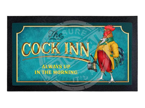 The Cock Inn, Always up in the morning bar runner.