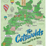 The Cotswolds and what to do there metal sign