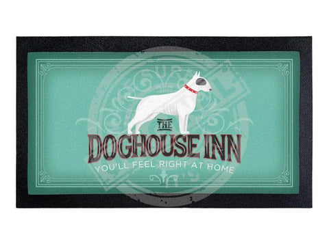 The Doghouse Inn, You'll feel right at home bar runner