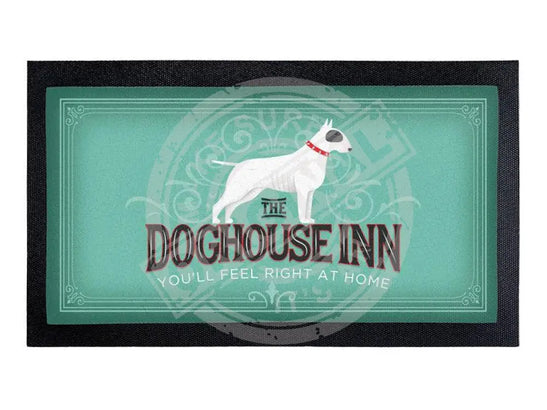 The Doghouse Inn, You'll feel right at home bar runner