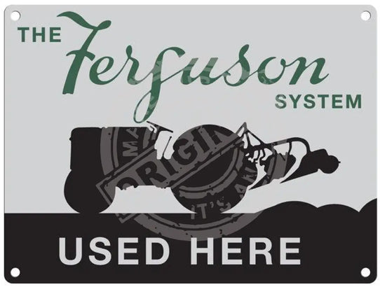 The Ferguson system used here metal sign