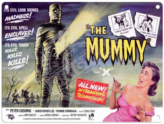 The Mummy Metal Signs