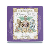 Queens Platinum Jubilee Celebrating 70 years Melamine Coaster