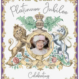 The Queens Platinum Jubilee Mini Metal Sign 15cm x 20cm Metal Signs