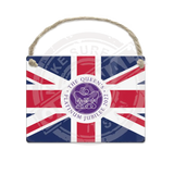 The Queens Platinum Jubilee Union Jack Dangler Metal Signs