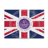 The Queens Platinum Jubilee Union Jack Fridge Magnet Metal Signs