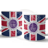 The Queens Platinum Jubilee Union Jack Mug Metal Signs