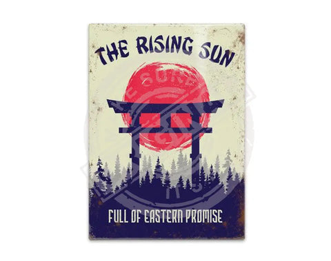 The Rising Sun, full of eastern promise fridge magnet