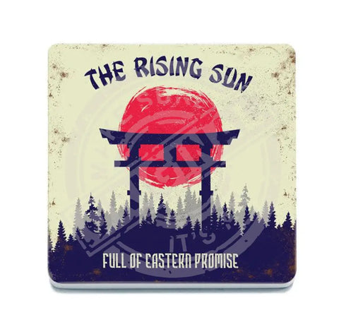 The Rising Sun, full of eastern promise fridge magnet