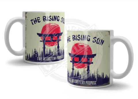 The Rising Sun, full of eastern promise fridge magnet