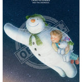 The Snowman and the Snowdog - Flying At Night Mini Metal Sign 15cm x 20cm Metal Signs