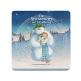 The Snowman and the Snowdog - Snowman Trio Pose Melamine Coaster Metal Signs