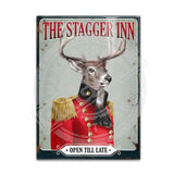 The Stagger Inn. Open till late fridge magnet