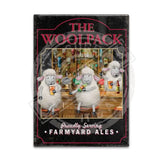 The Woolpack Metal Pub Sign Fridge Magnet Metal Signs