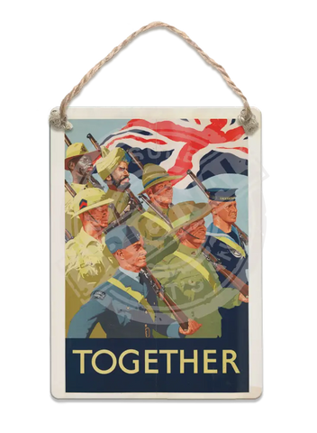 Together Fridge Magnet Metal Signs