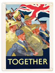 Together Metal Signs