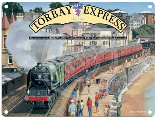 Torbay Express by Trevor Mitchell metal sign