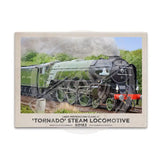 Tornado Steam Locomotive Fridge Magnet Metal Signs