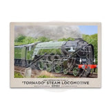 Tornado Steam Locomotive Fridge Magnet Metal Signs