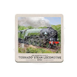 Tornado Steam Locomotive Melamine Coaster Metal Signs